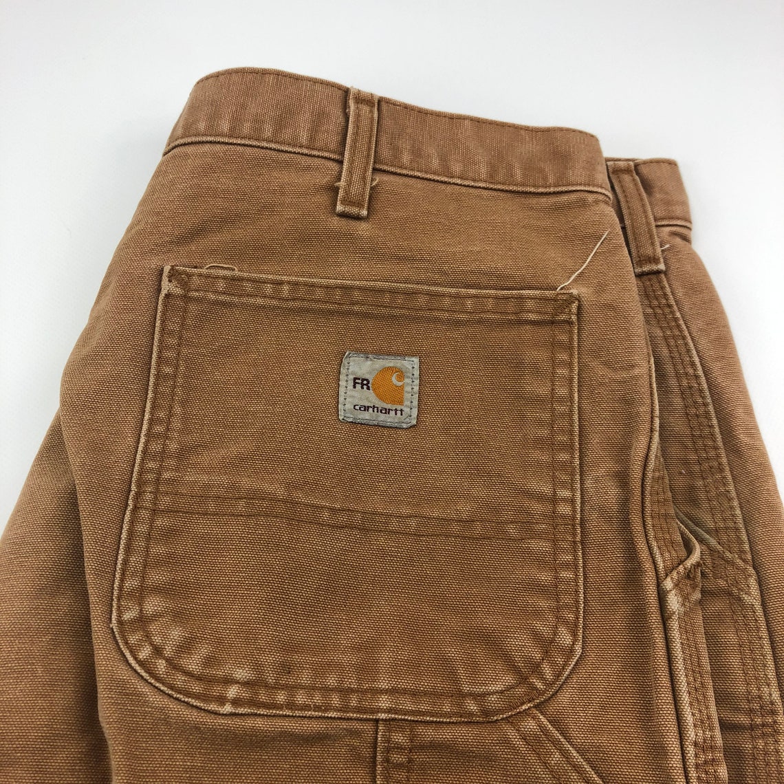 Vintage Carhartt FR Faded Brown Carpenter Pants Size 36x30 | Etsy