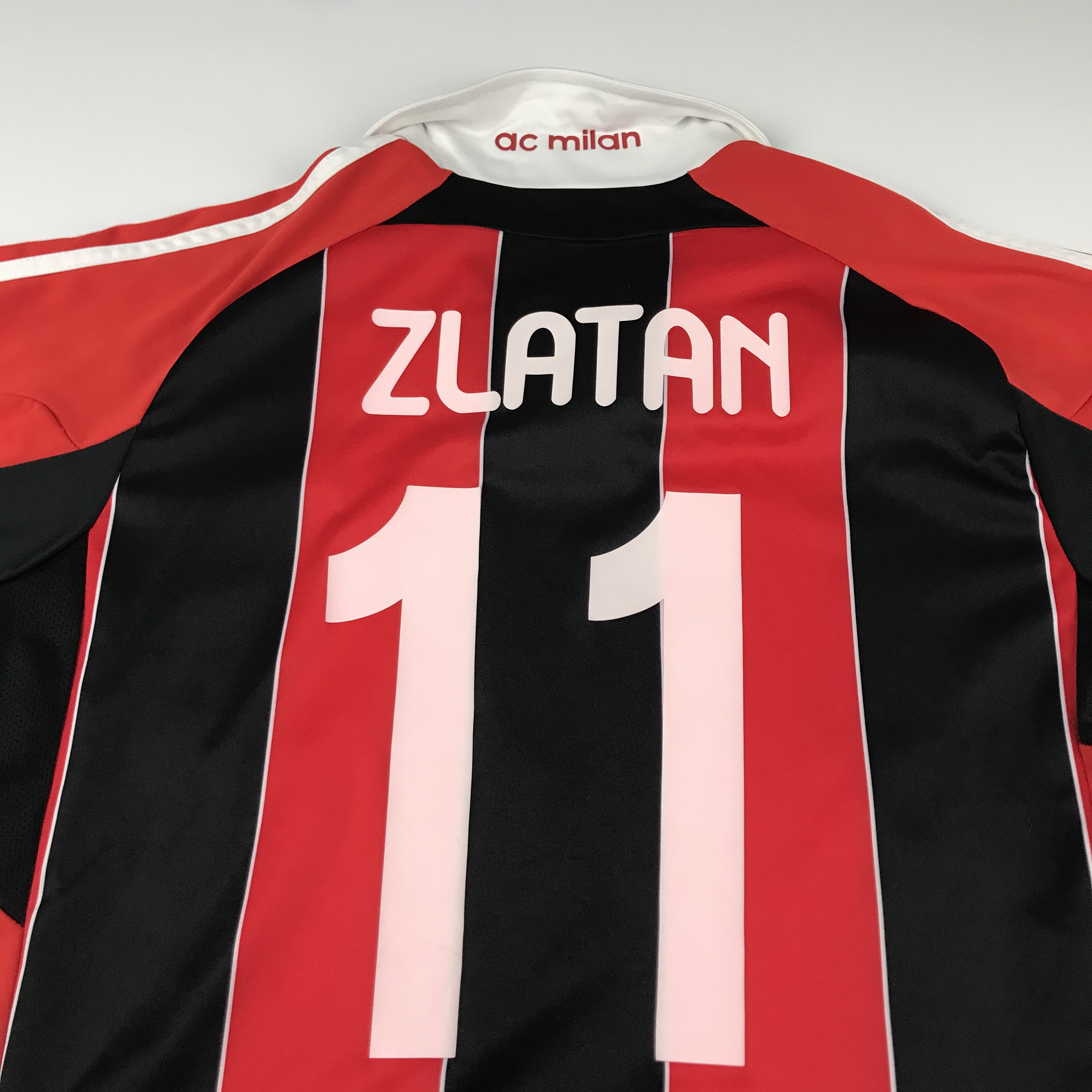 Vintage Adidas A.C Milan 11 Zlatan Soccer Jersey Sz Med Etsy