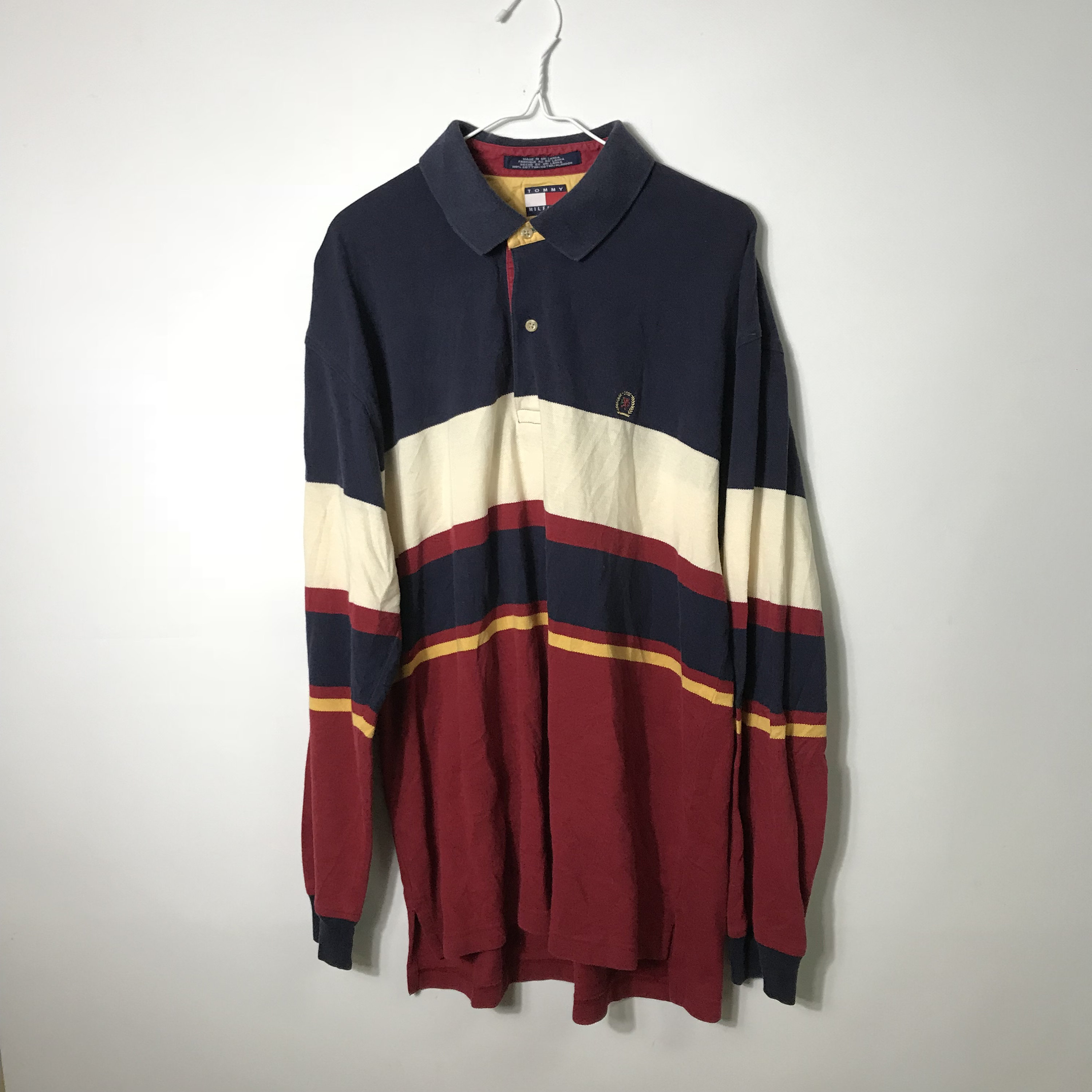 tommy hilfiger crest rugby shirt