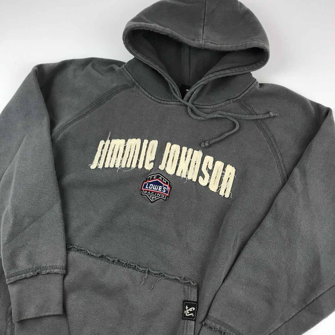 Vintage Nascar Jimmie Johnson Grey Hoodie Sweatshirt Size | Etsy