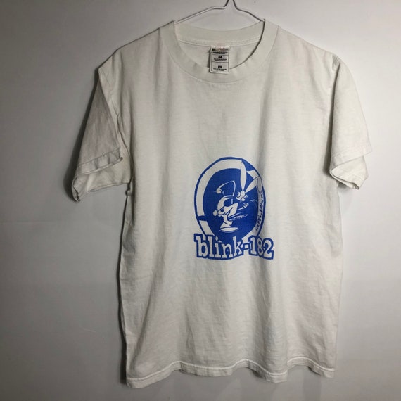 Vintage 90s Blink 182 graphic print band tshirt si