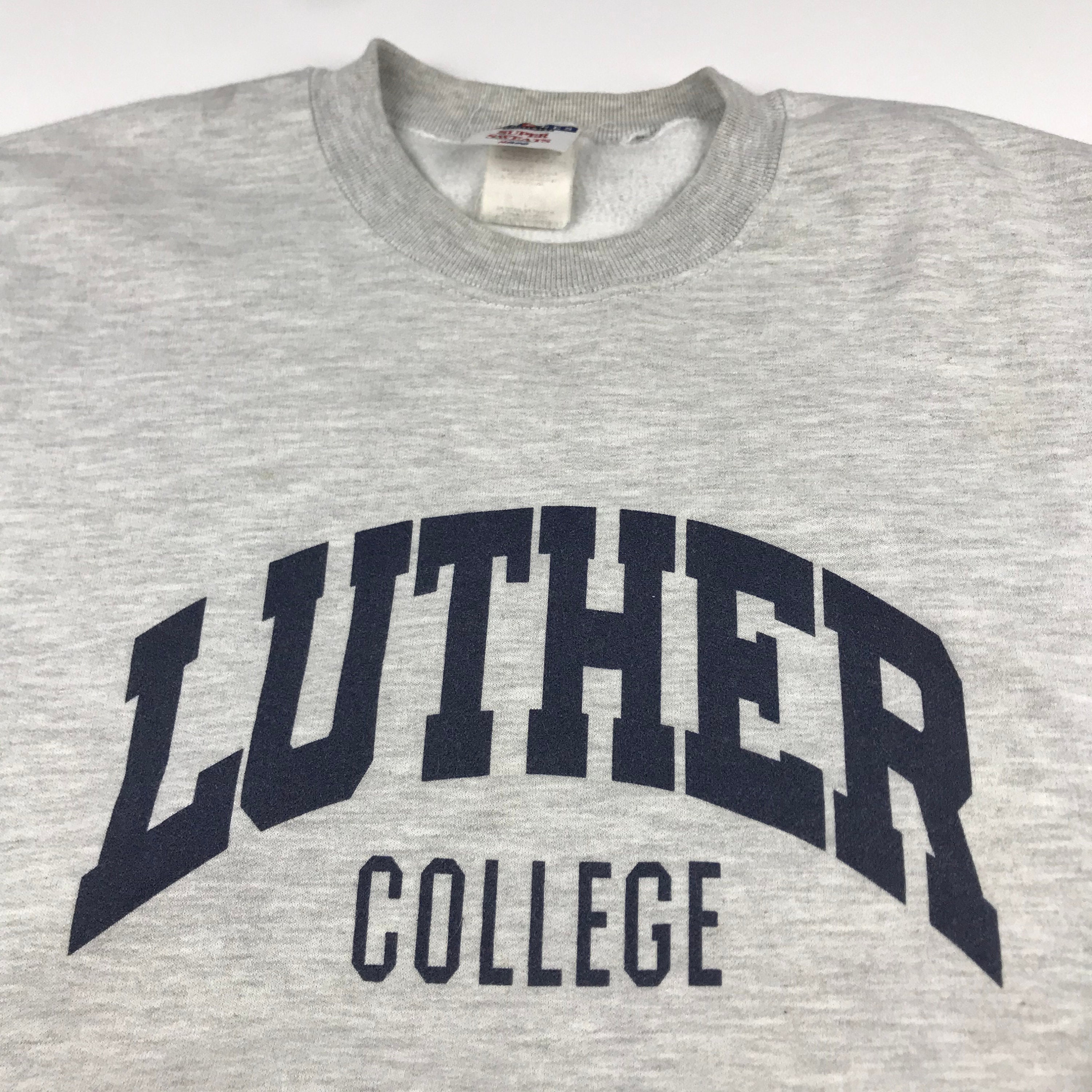 Vintage 90s Luther College Crewneck Sweatshirt Sz Lrg | Etsy