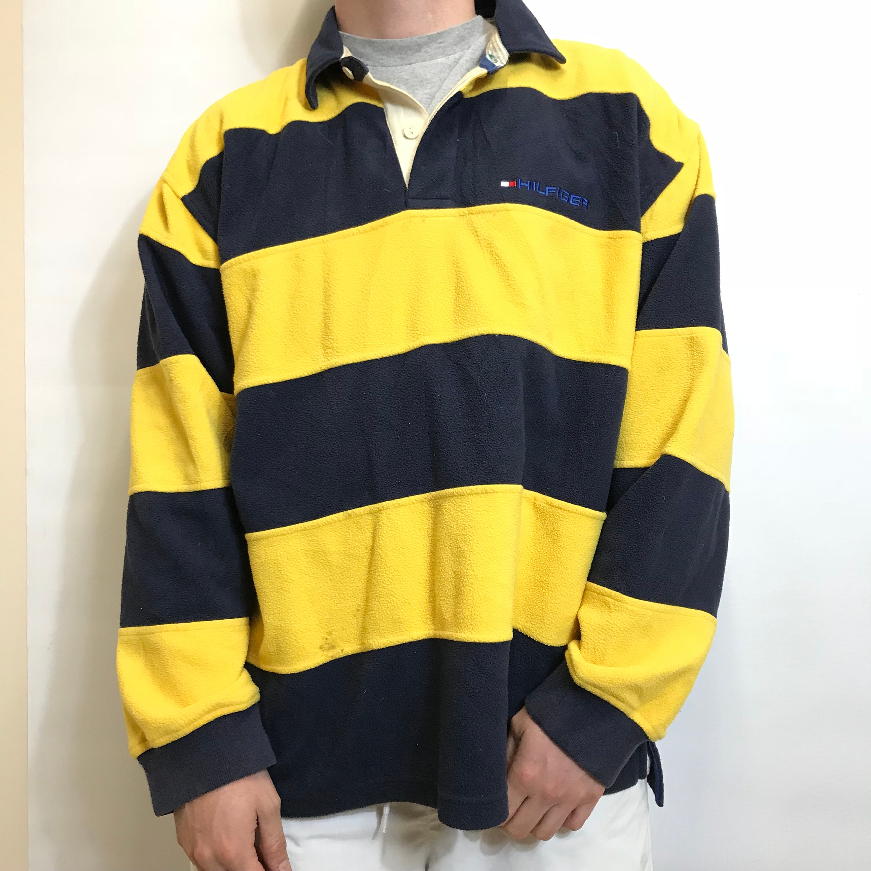 tommy hilfiger rugby stripe jacket