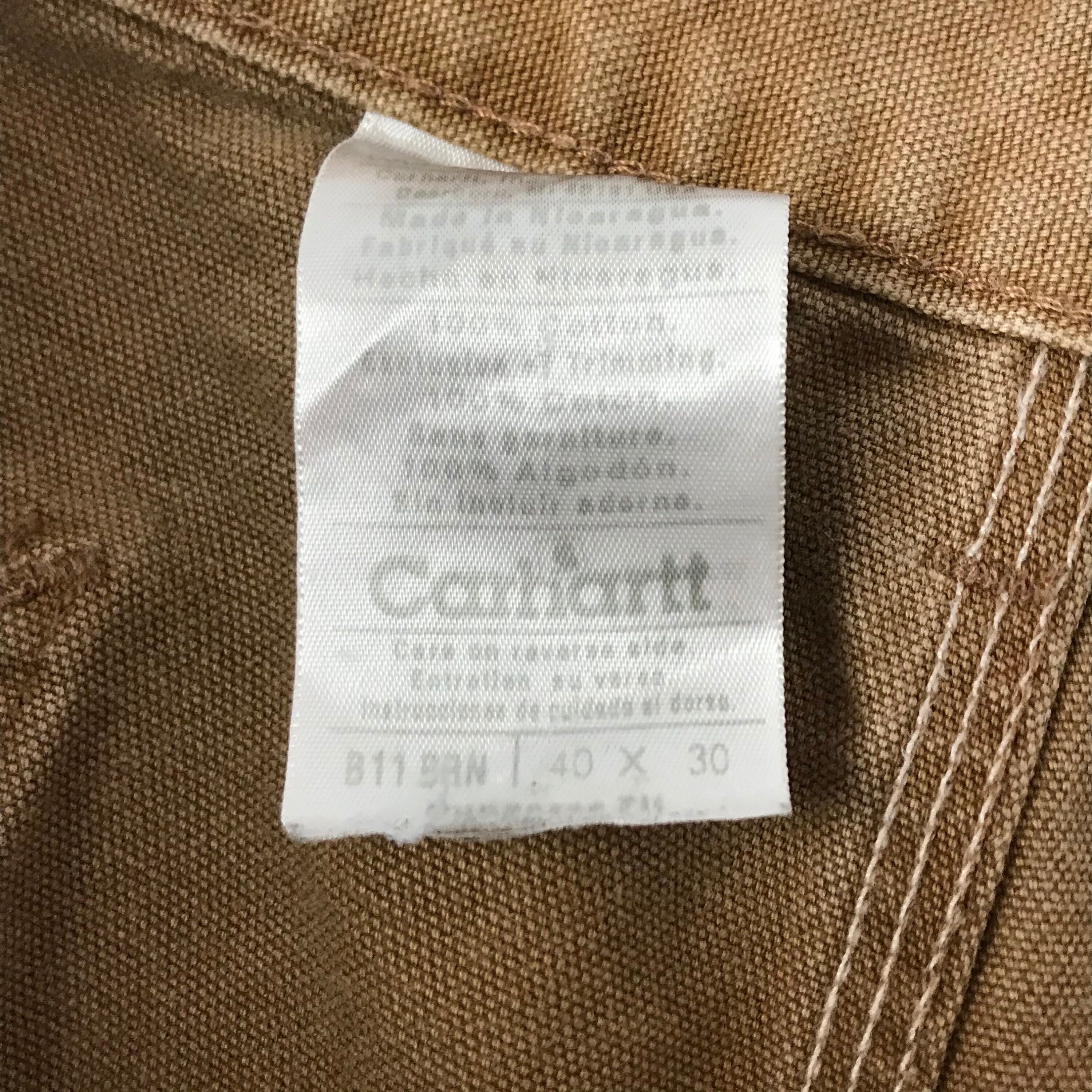 Vintage Carhartt Patch Logo Brown Faded Carpenter Pants | Etsy