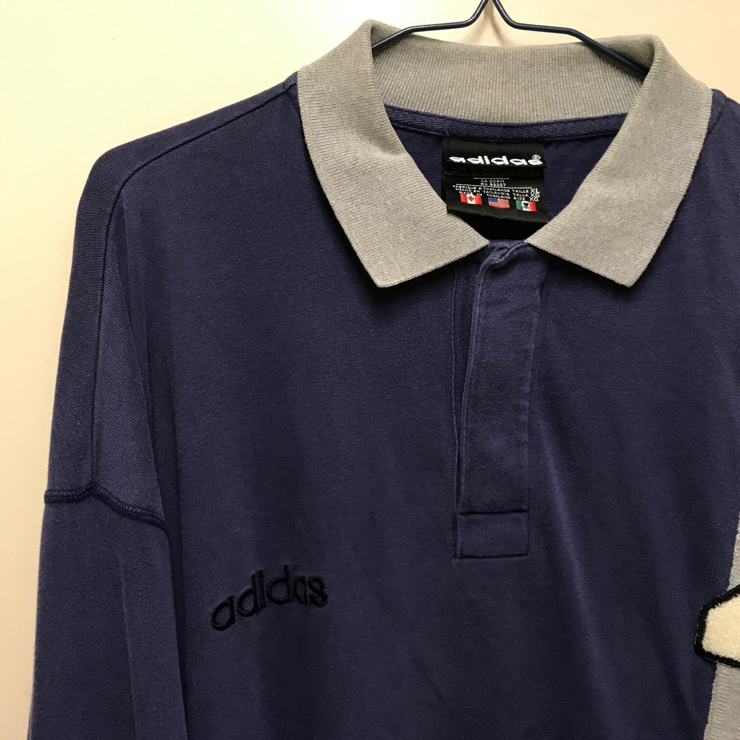 vintage adidas rugby shirt