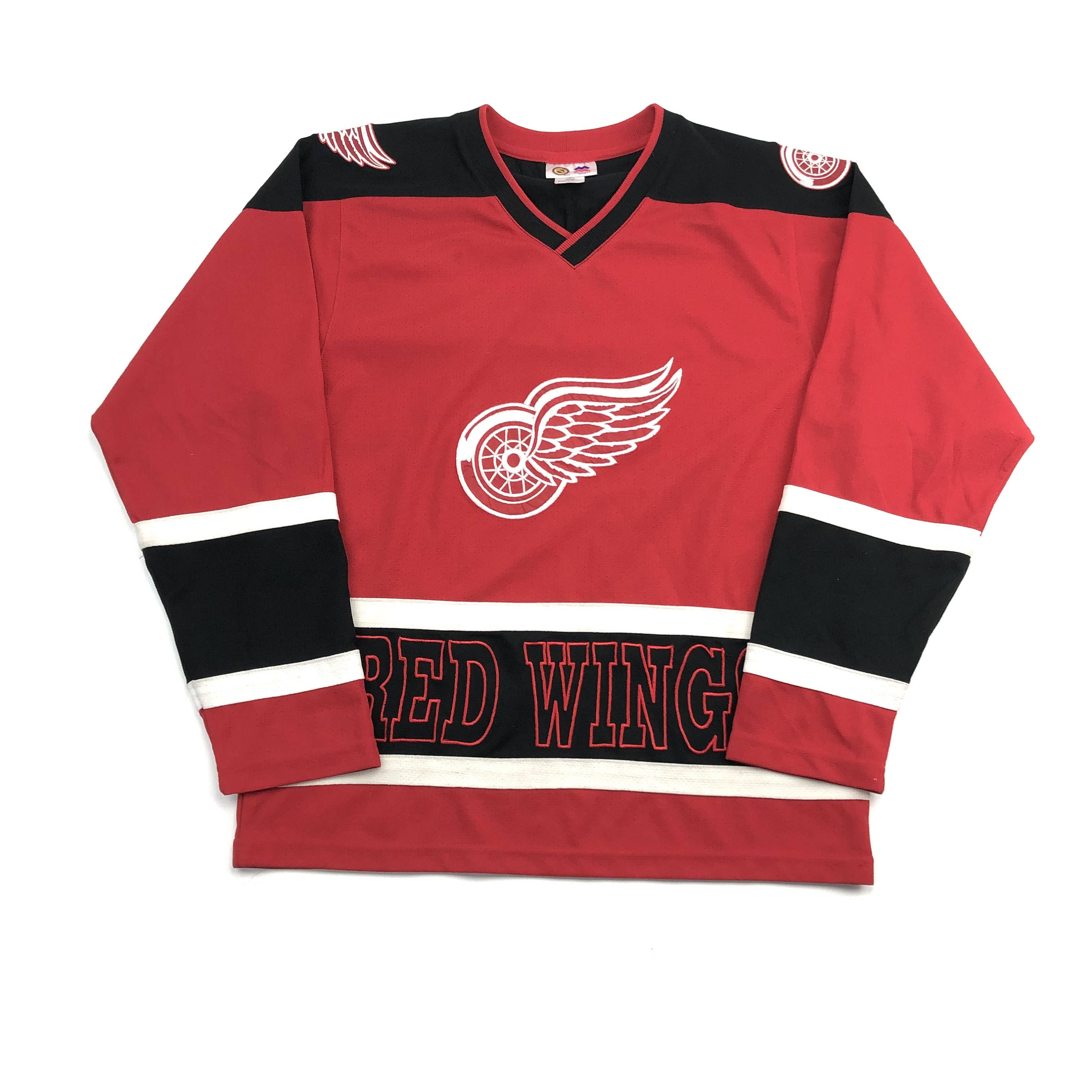 Vintage NHL Detroit Red Wings Hockey Jersey Sz Youth Lrg / Etsy