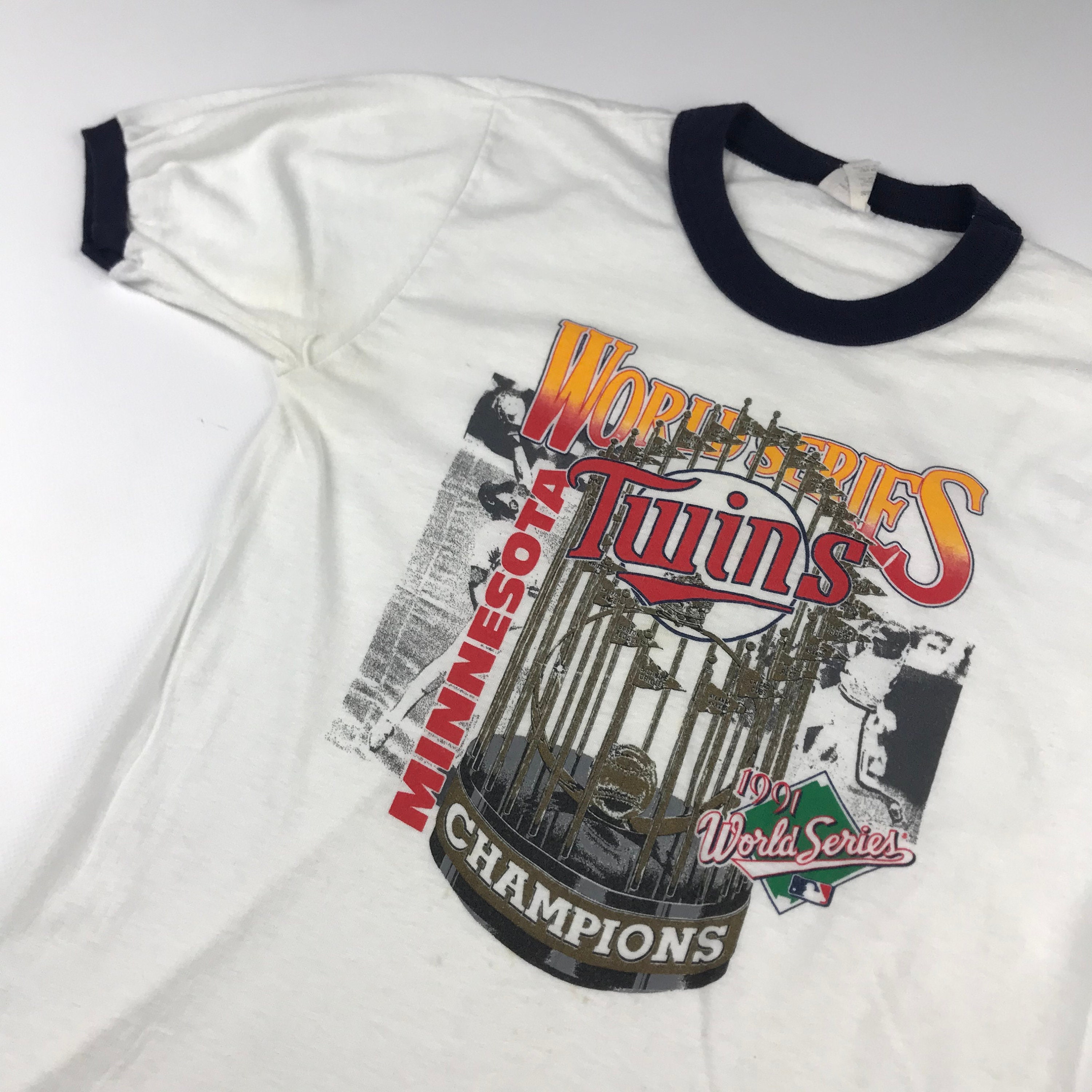 Vintage 1991 Minnesota Twins World Series Graphic T-shirt Sz | Etsy