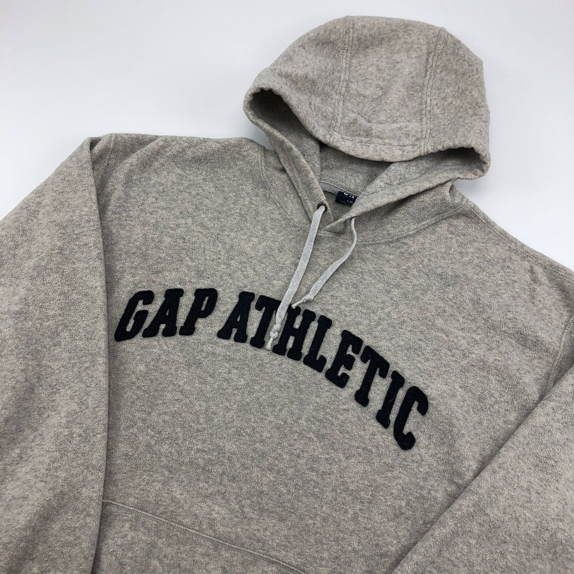 Vintage GAP Athletic Fleece Hoodie Sweatshirt Sz Lrg | Etsy
