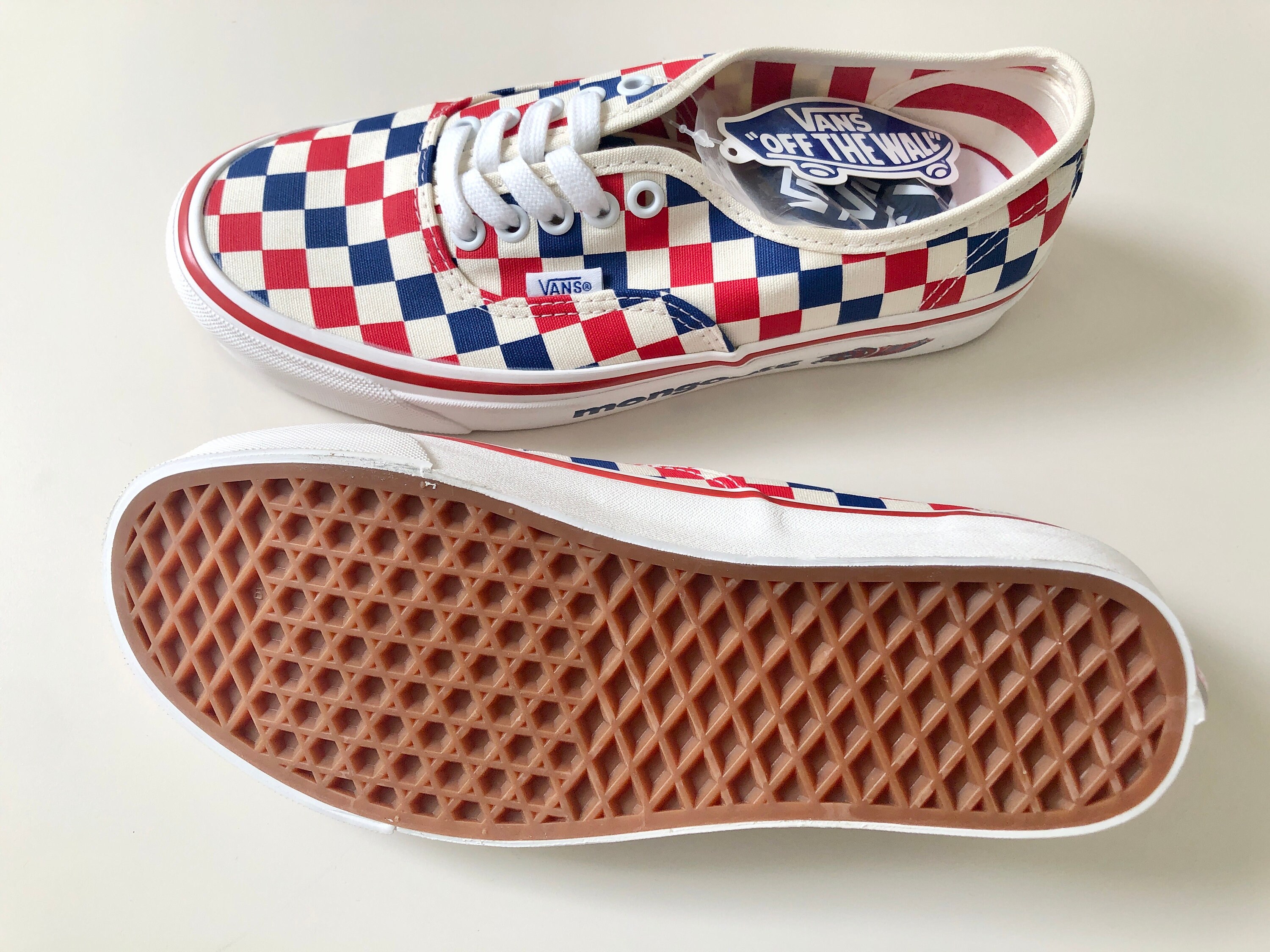 Mongoose X Vans Authentic 44 DX Red/blue Shoes US 7M / 8.5W Mongoose X Vans Authentic 44 DX Red/blue Shoes US 7M / 8.5W