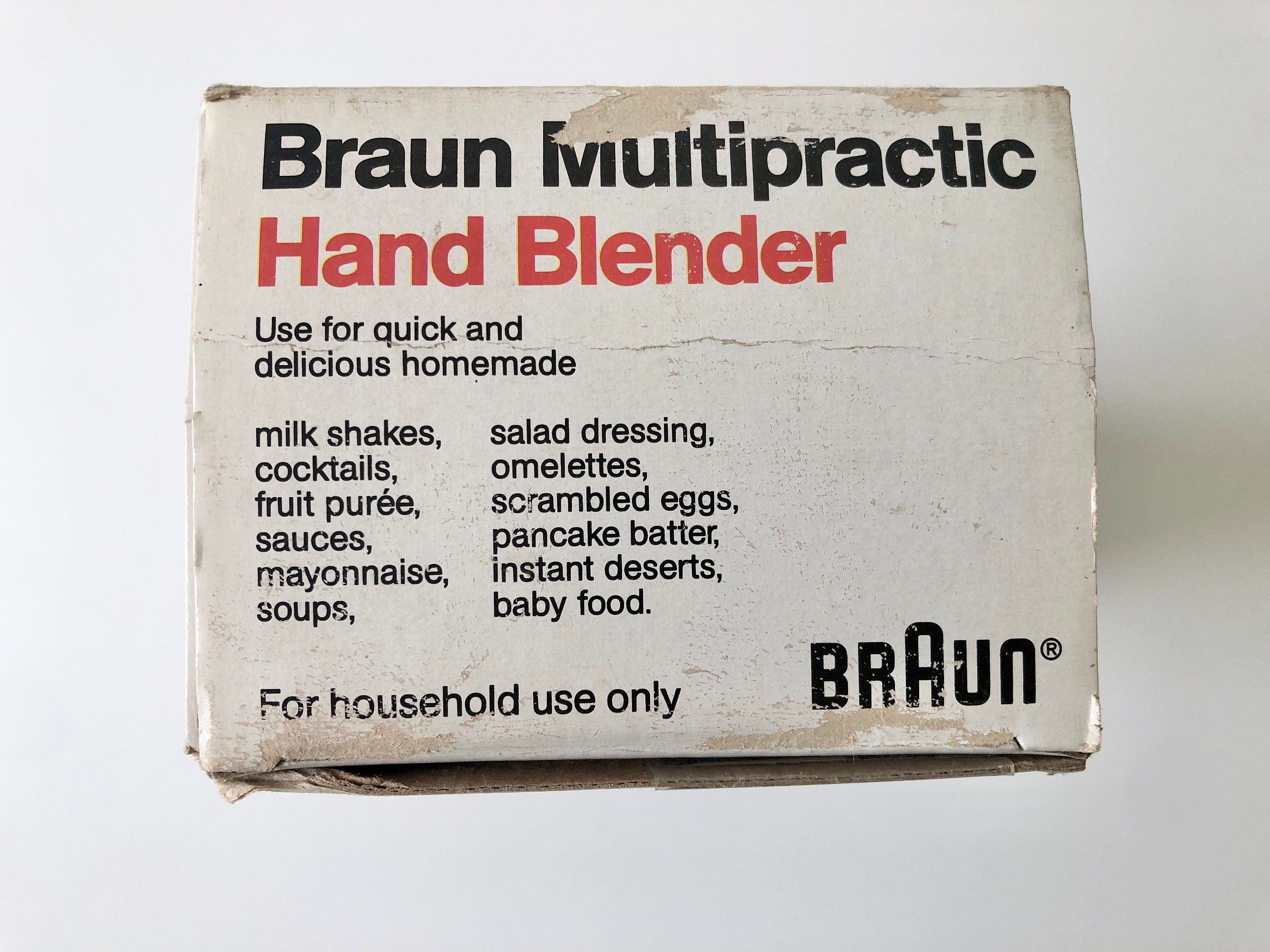 Vintage Braun MR30 Multipractice Hand Blender ludwig Littmann 