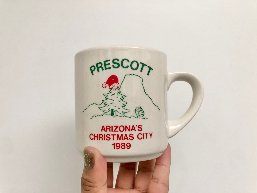 Vintage Prescott arizonas Christmas City 1989 Coffee Mug Etsy