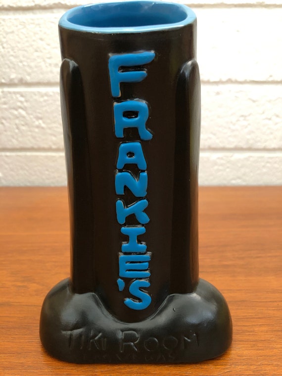 Frankie S Tiki Room Black Moai Tiki Mug Tiki Farm Las Vegas