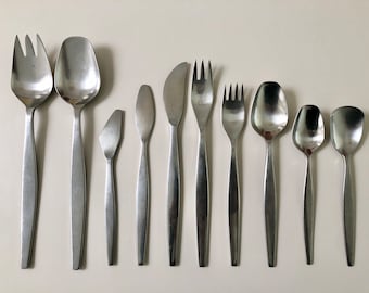 Vintage Gense Focus Folke Arstrom Flatware Set (Sweden)