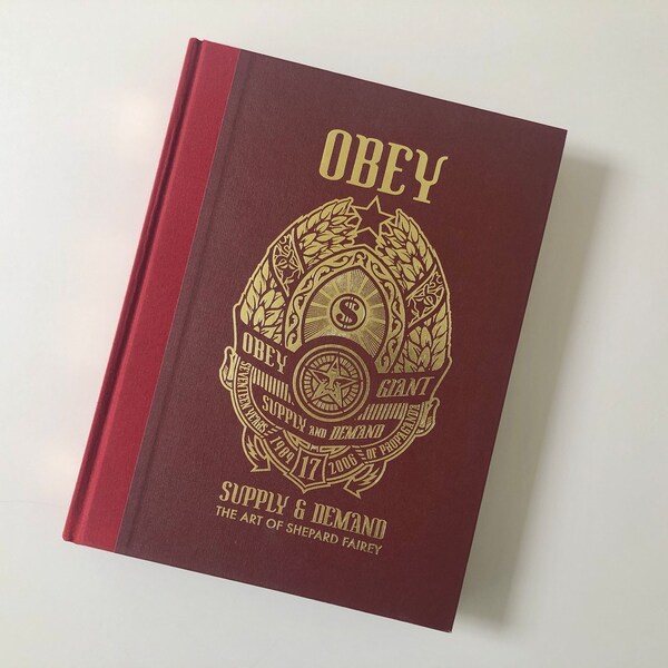 Gingko Press First Edition Signed Obey Supply & Demand: The Art of Shepard Fairey Hardback Book