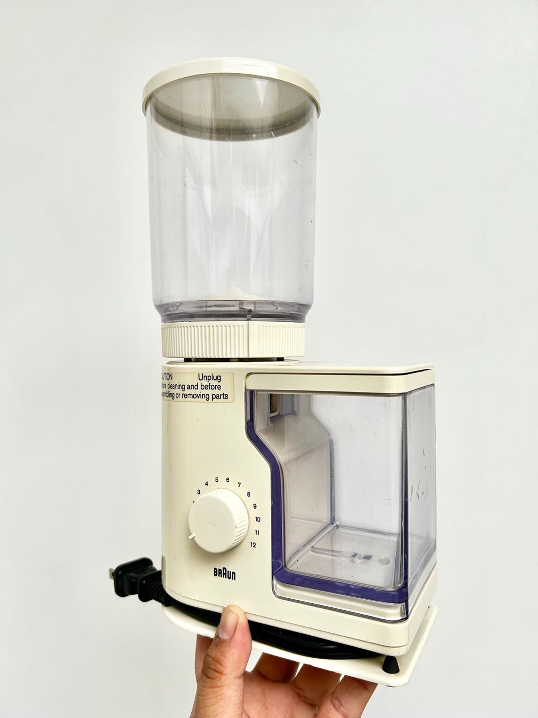 Moulin à Café Vintage Braun Aromatic KSM2 - Rare Et Neuf (non Utilisé)