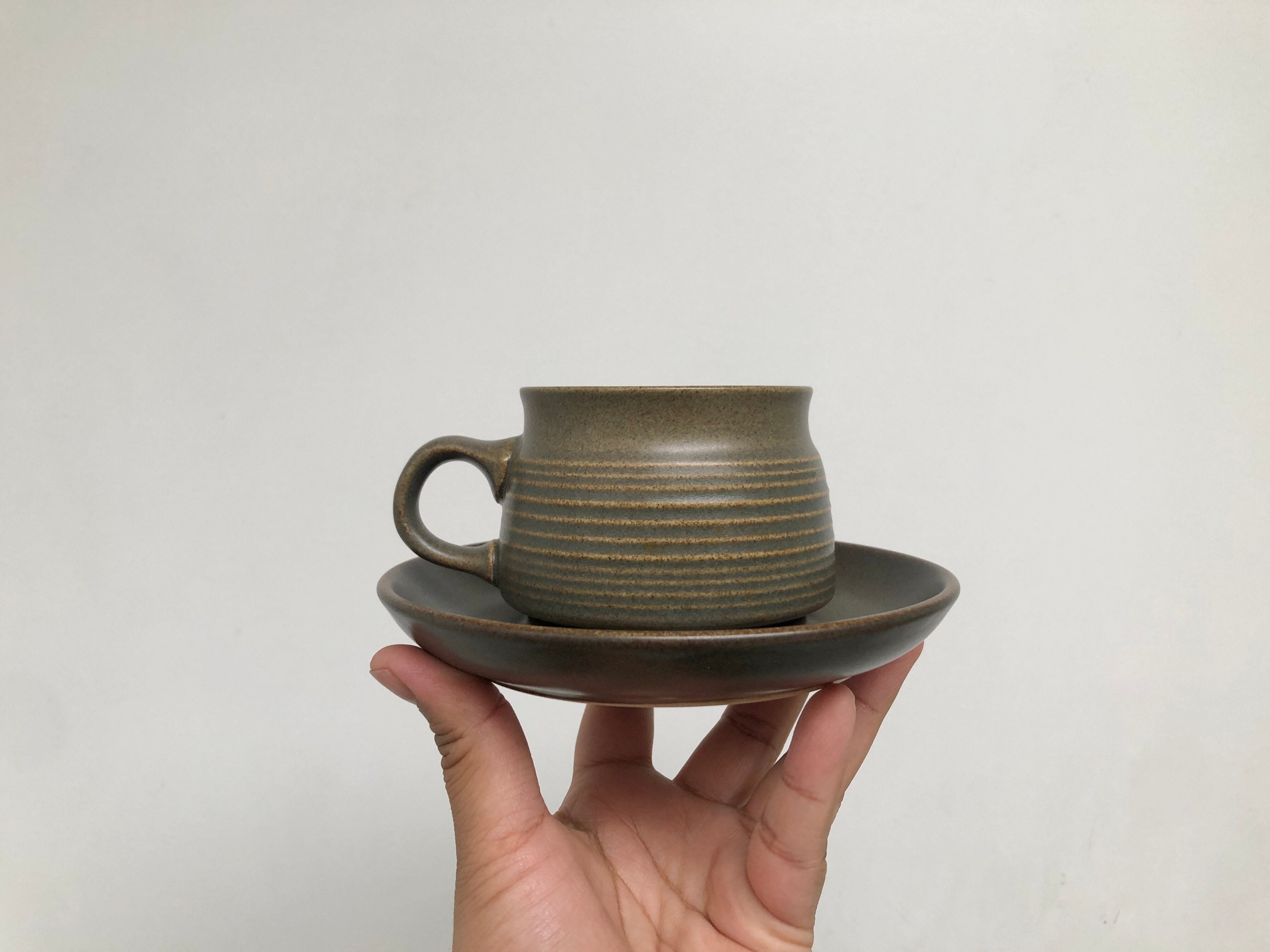 DENBY Langley シャーウッド カップ&ソーサー 英国 食器 ヴィンテージ イギリス デンビー Sherwood ラングレー ビンテージ 82751 Vintage Denby Langley 