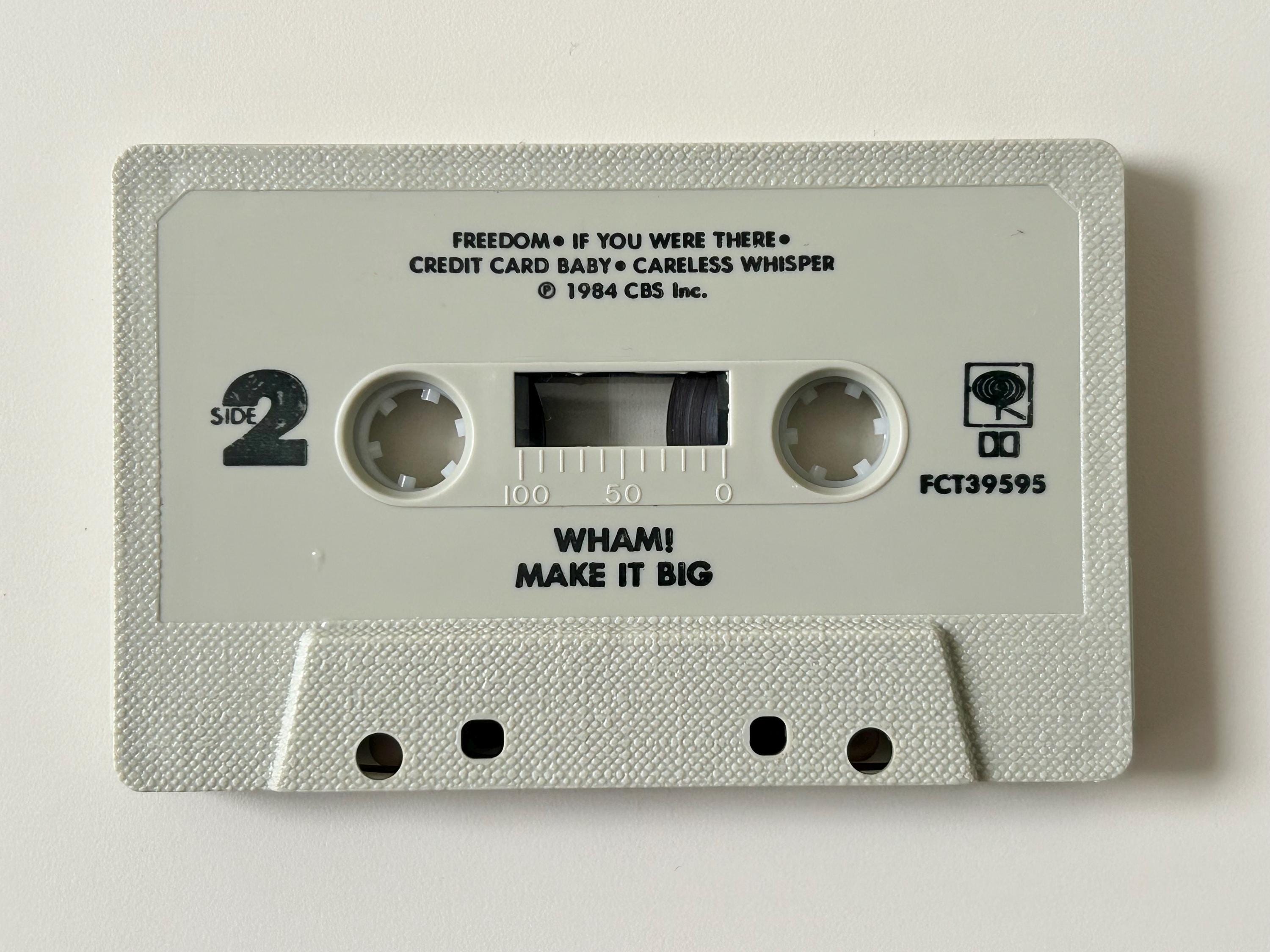 Vintage Wham! “make It Big” Cassette Tape 1984 - Etsy