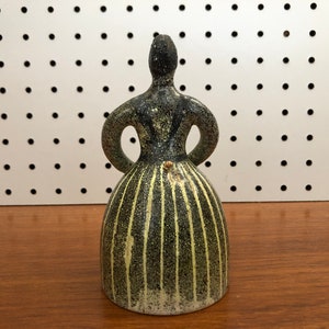 Vintage Alfaraz Spain Ceramic Bell Figurine Miguel Duran-Loriga image 3