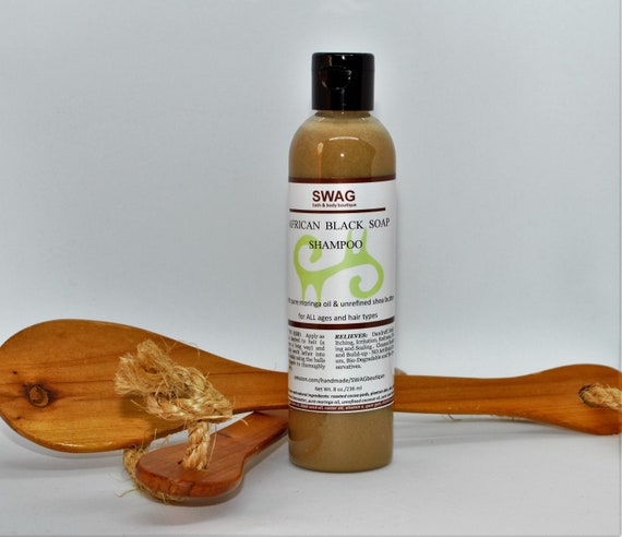 African Black Soap Shampoo Pure Black Soap Shampoo Natural Etsy