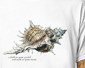 Reality Glitch Women/'s Amity Island Fitted T-Shirt