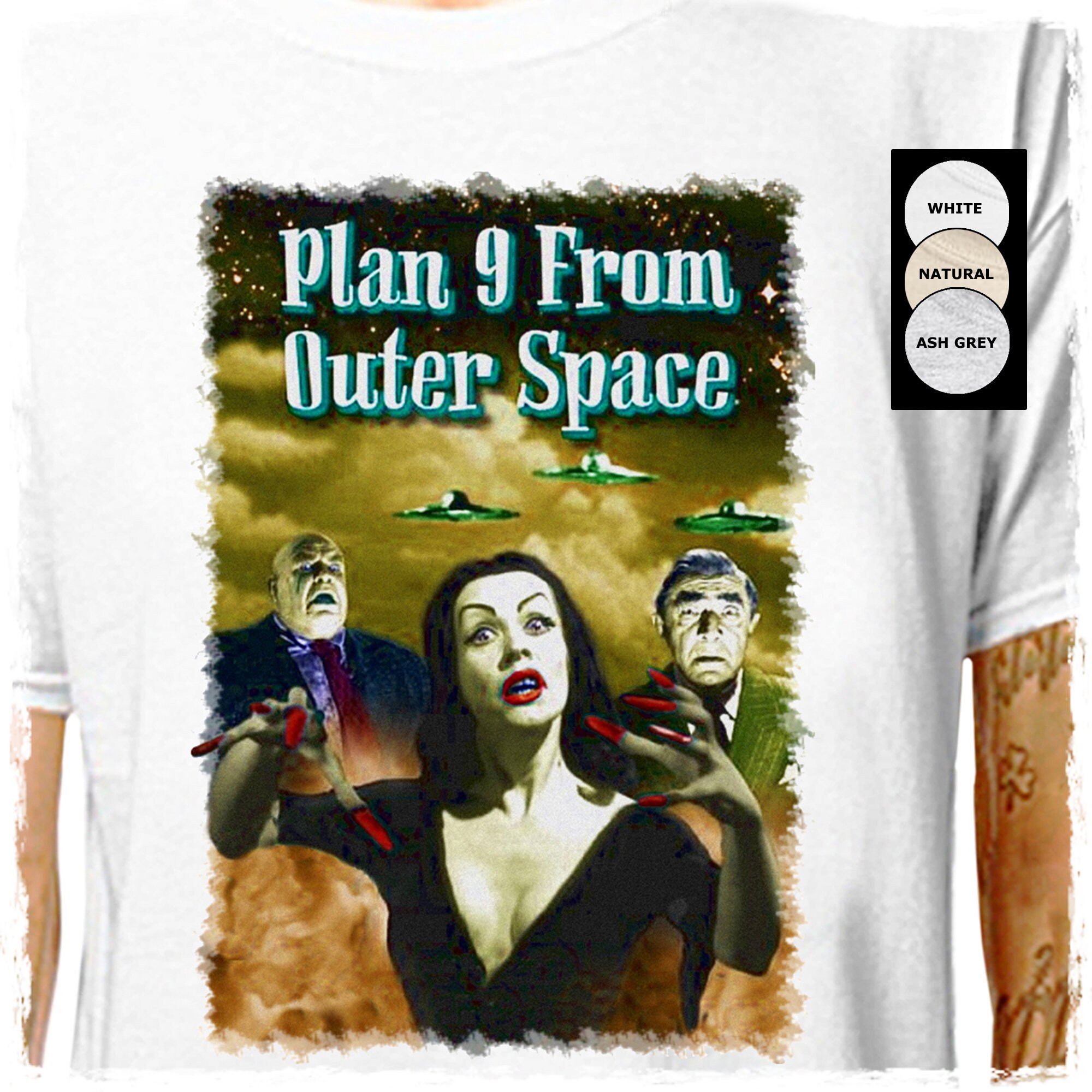 Outer Space Vampira .. 100% Cotton 
