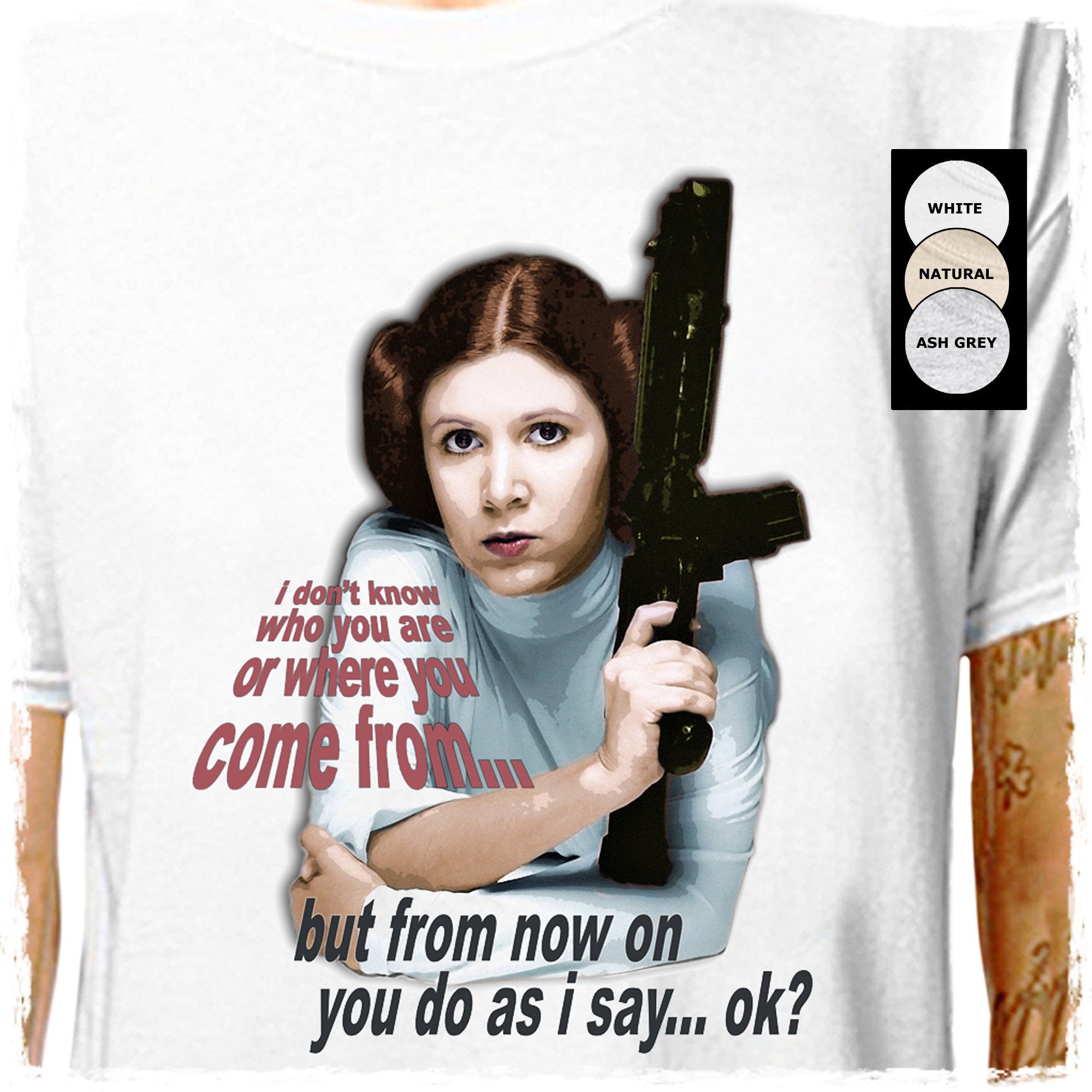 princess leia t shirt uk