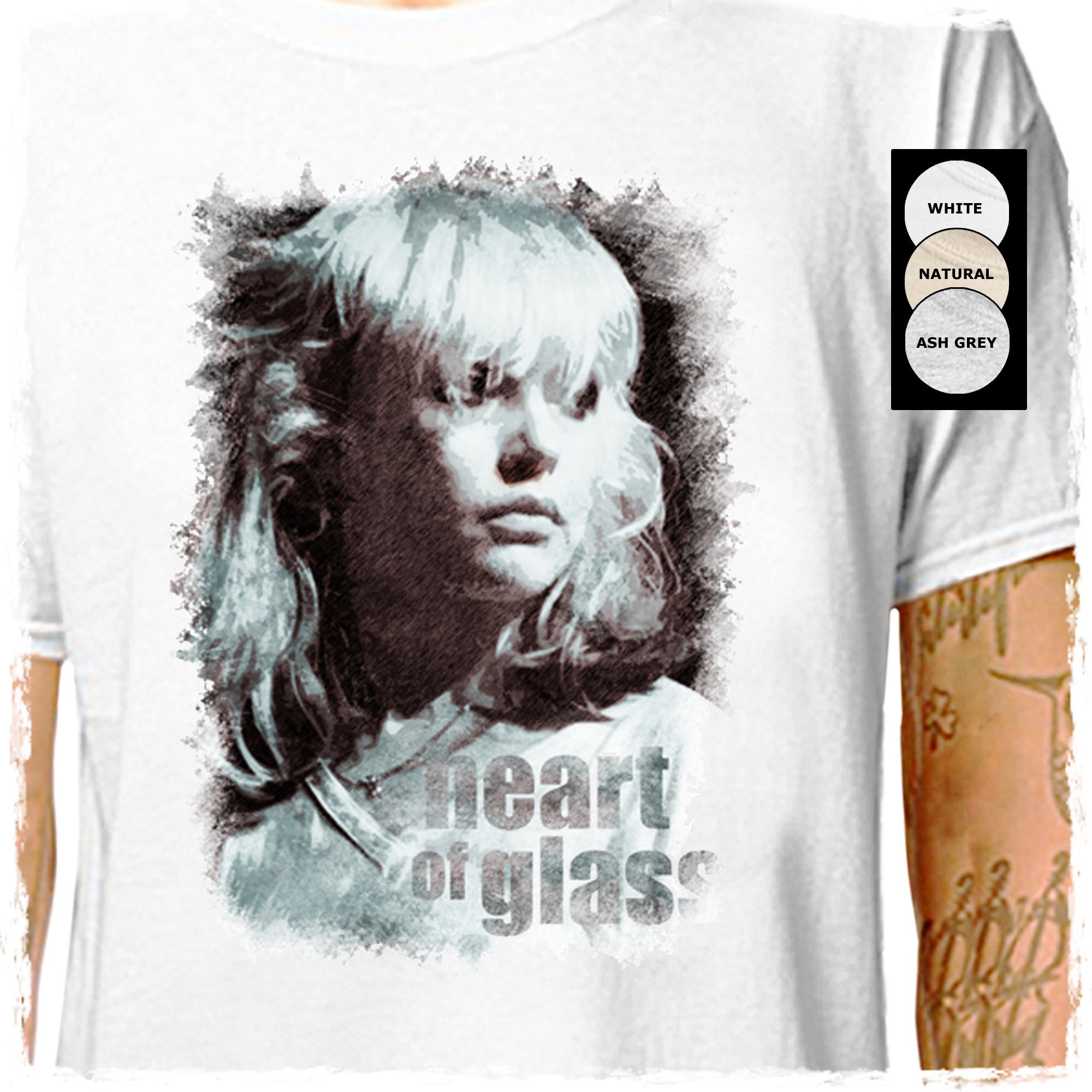 Blondie Heart of Glass .. 100% Cotton T 