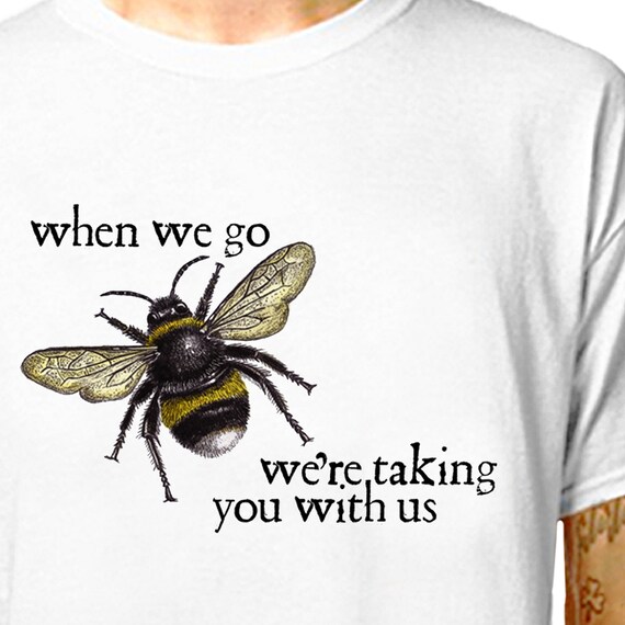 TShirt Ökologie Rettet die Bienen Siehe Fotos für Etsy