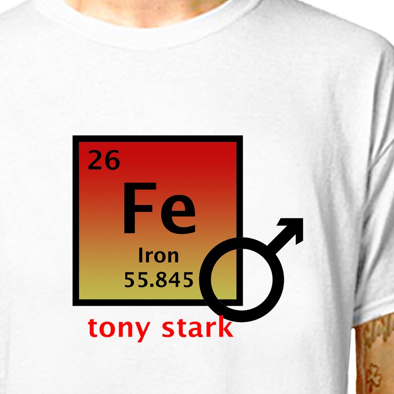avengers periodic table shirt