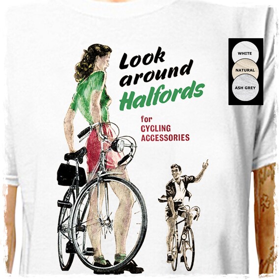 100% Cotton T-shirt Vintage Halfords 