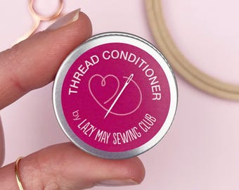 Festive Spice Embroidery Thread Conditioner – Beeswax Thread Wax – Reduces knots and tangles