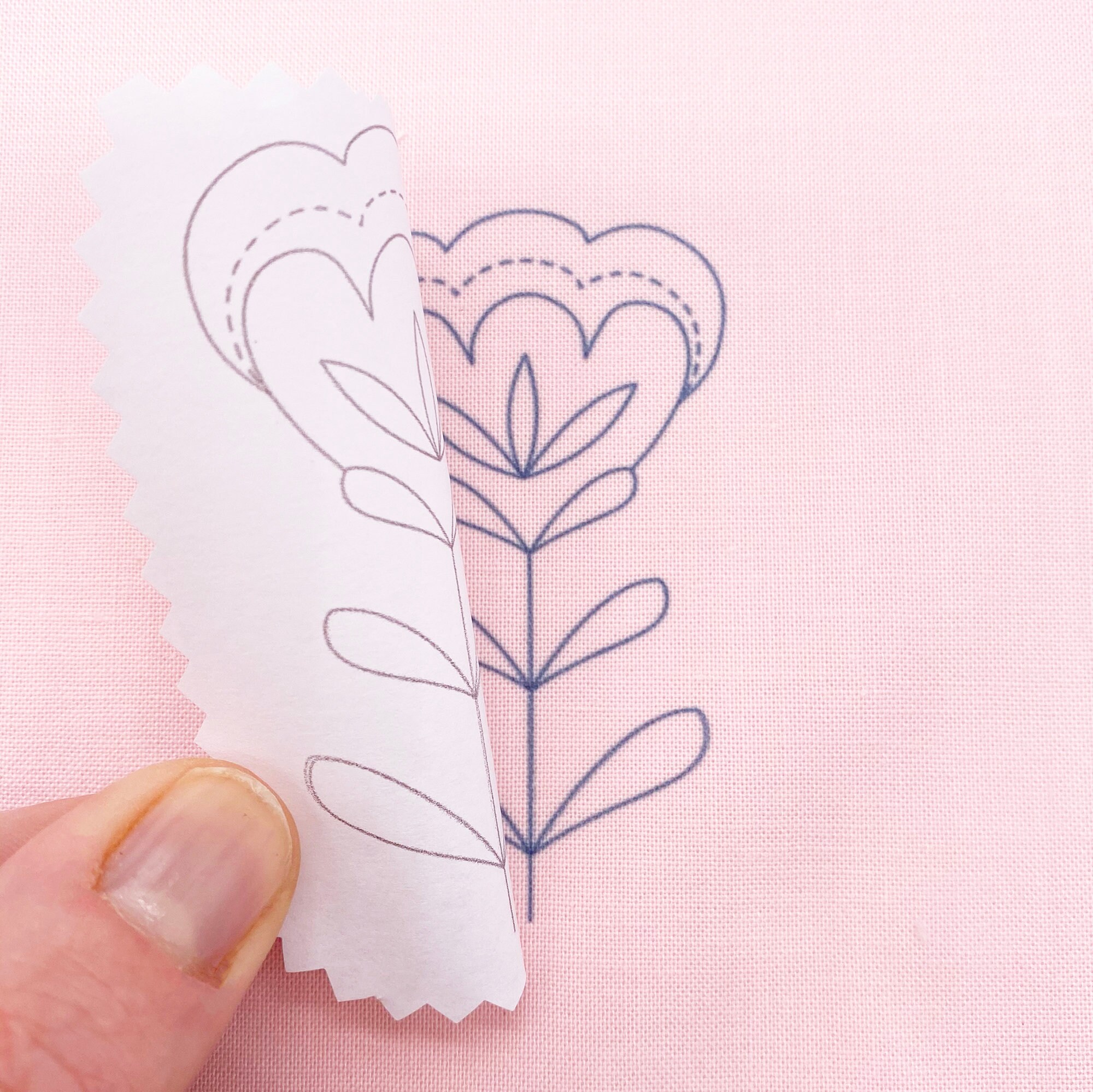 Iron on Embroidery Transfer Patterns Simple Floral designs Etsy