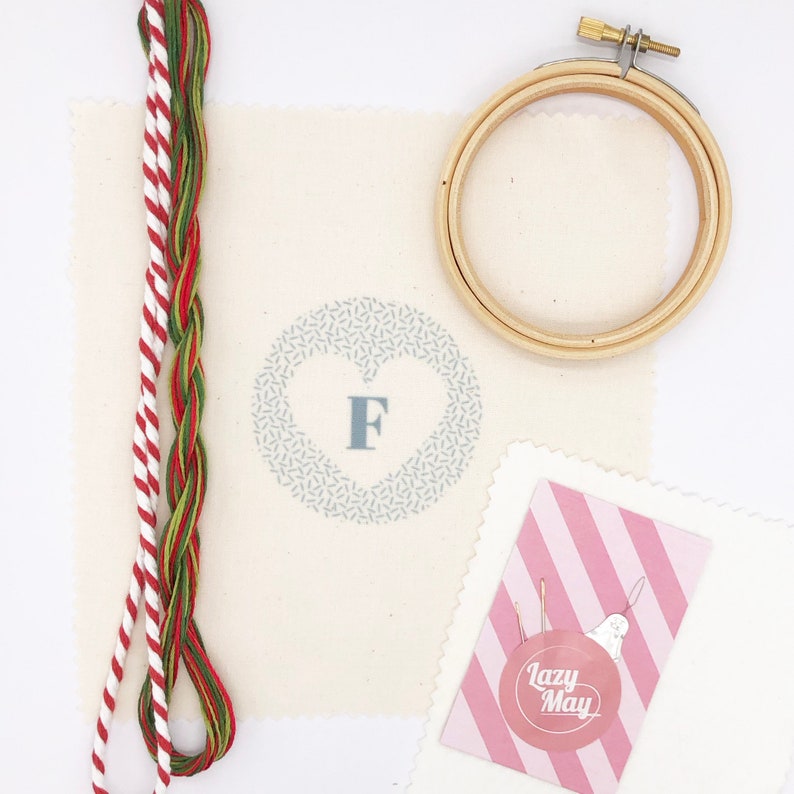 Full Embroidery Kit Personalised Hand Embroidery Project. Etsy