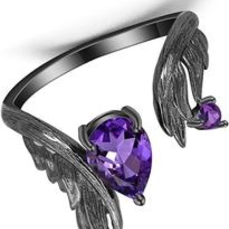 Angel Wings Ring - Etsy