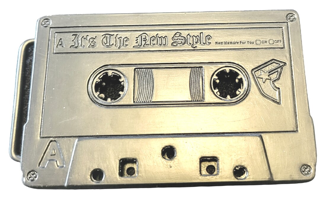 Cassette Tape Belt Buckle Etsy