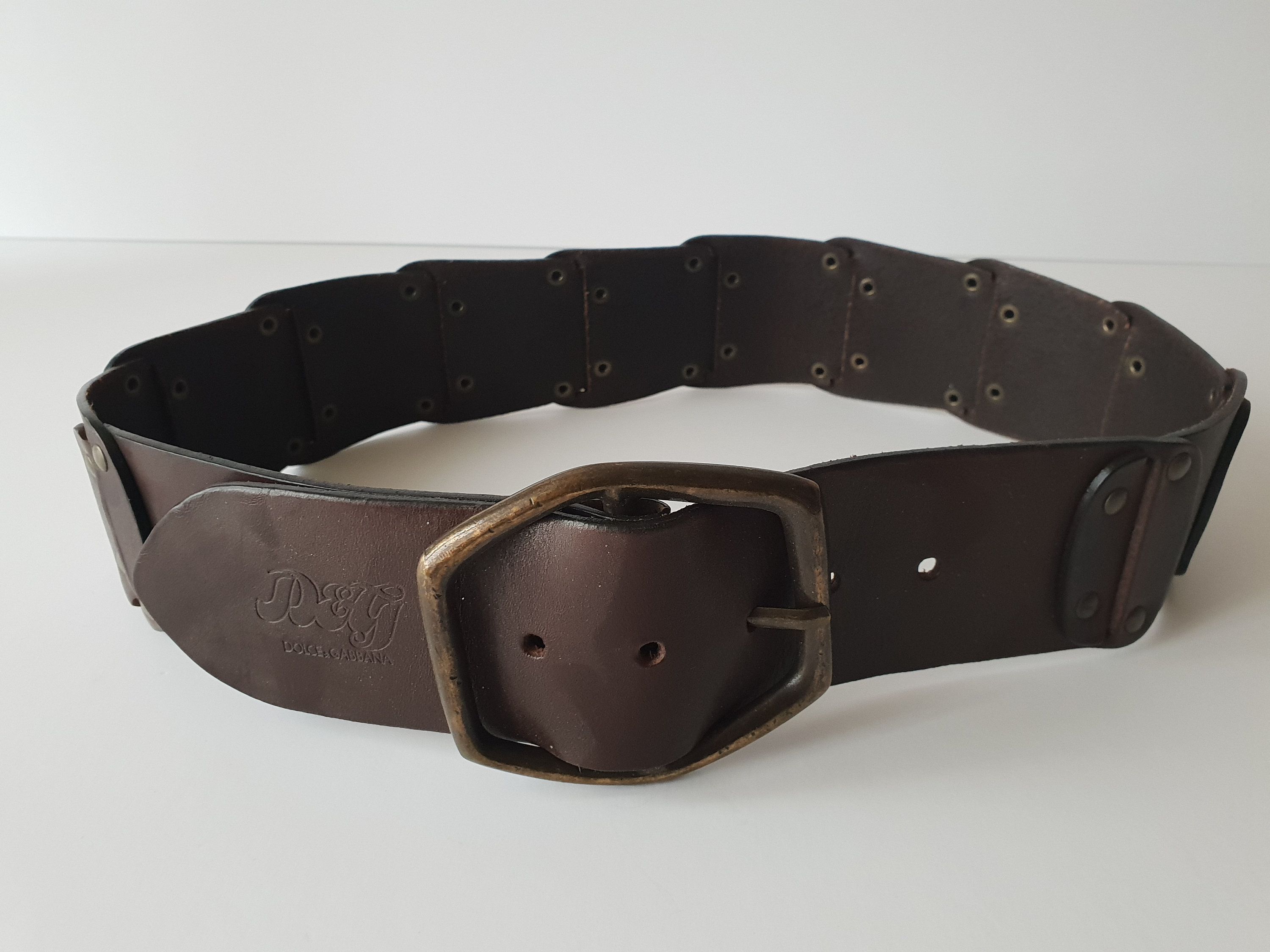 Vintage dolce belt Dolce & Gabbana Vintage Leather Waist Belt - Black Belts  main image 2