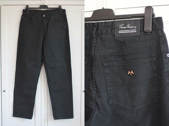 burberry jeans black