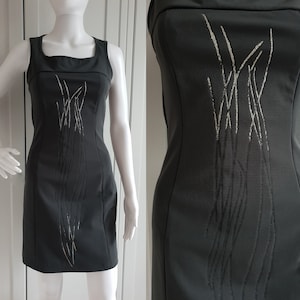 Versace Women Dress Vintage Dark Green Medusa Head  Made in Italy Size Small