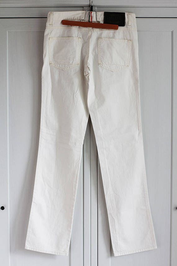 Moschino Jeans Off White Women Pants Made in Ital… - image 4