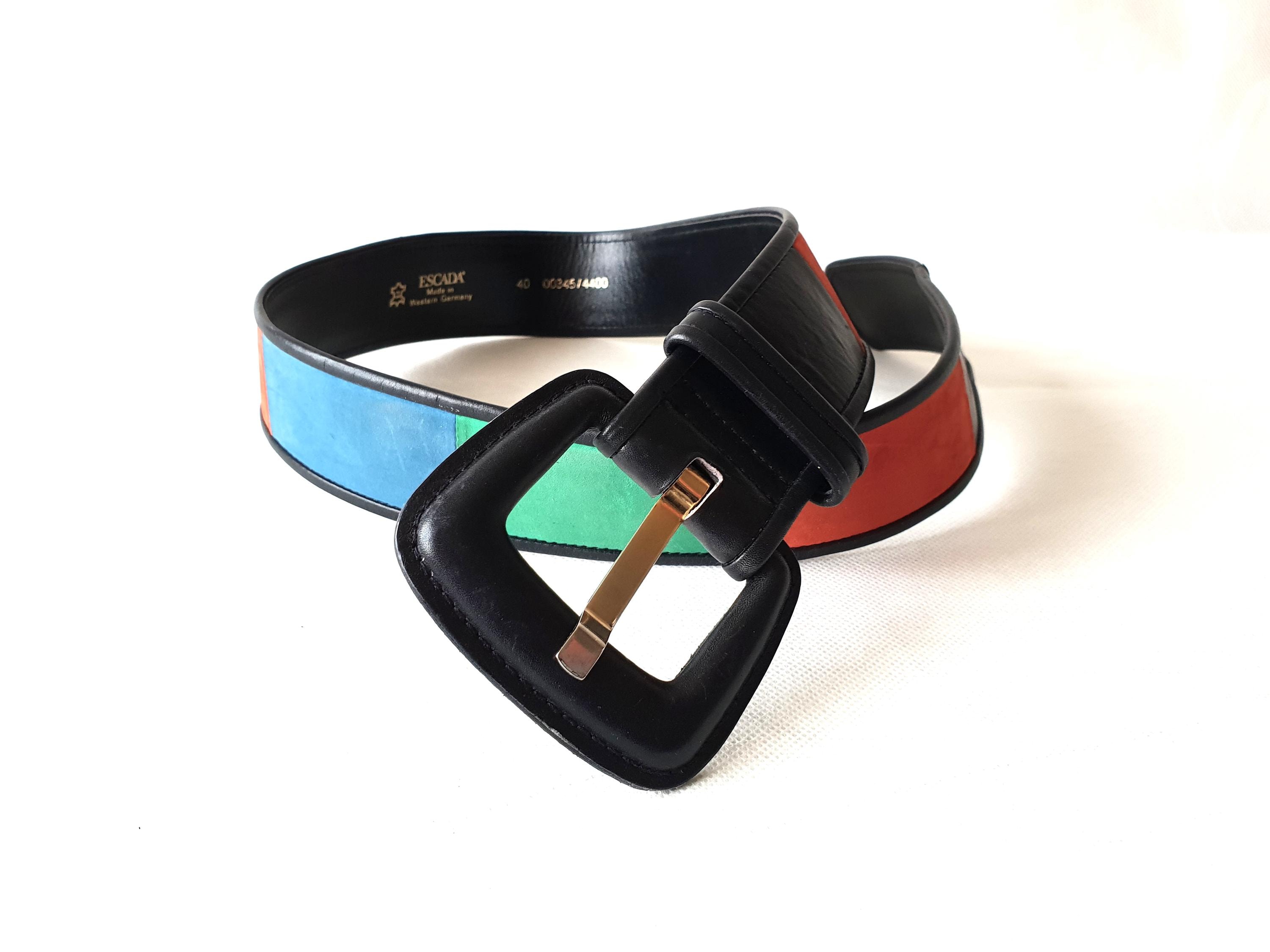 Vintage Escada Western Style Belt Vintage ESCADA Horse Head Belt for 66 Cm / 26 main image 2