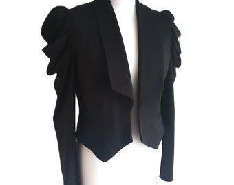 MONSOON Schwarzer Blazer Frauen Größe Us 10 / Eur 42 / Uk 14