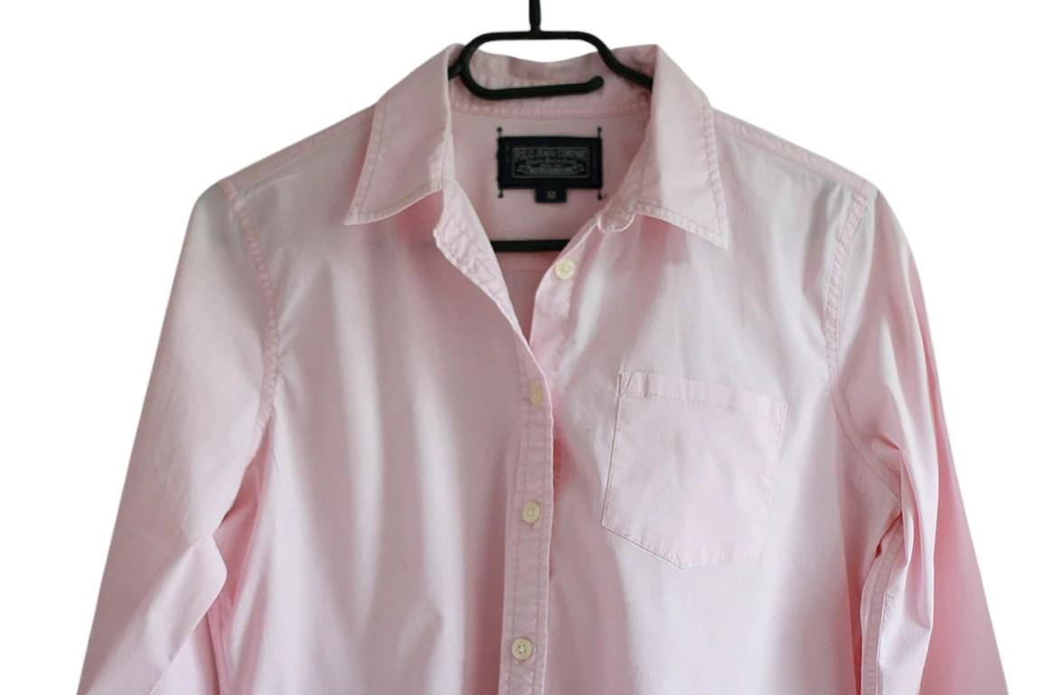 売れ筋商品|||ラルフローレン シャツ レディース トップス LONG SLEEVE BUTTON FRONT - Button-down blouse - pink/grey/cream multi Vintage Ralph Lauren Shirt Oxford Blouse Slim Fit Light Pink