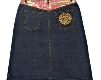 ESCADA Denim Skirt Vintage Women Jeans Tulip Skirt iSize S / M