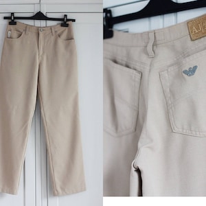 Vintage ARMANI Jeans Women Pants Size W28 L28 28 x 28 Comfort Fit Armani Jeans Made in Italy