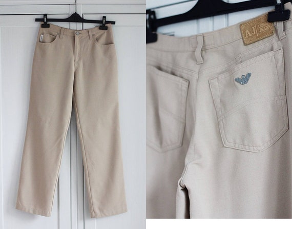 Vintage ARMANI Jeans Women Pants Size W28 L28 28 X 28 Comfort Fit