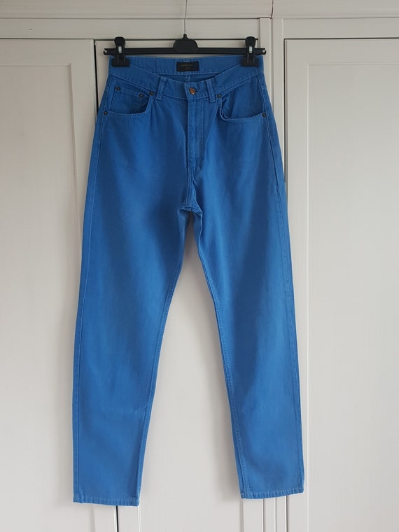 【使い勝手の良い】 Vintage Valentino Jeans Blue Denim Pants Made in Italy Size ジャケット・アウター