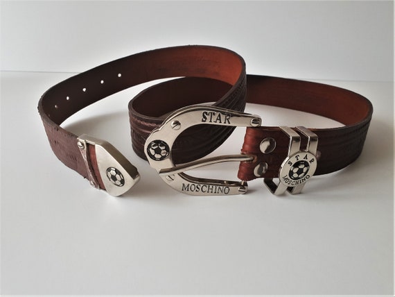 Moschino belt mens cheap