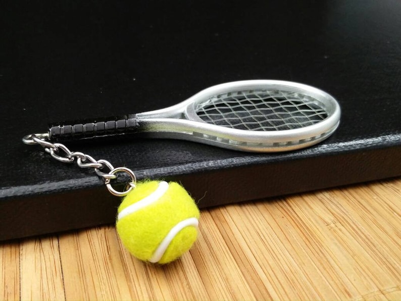 Racquet and Ball Keychain - Blue - US Open Shop Racquet and Ball Keychain - Blue - US Open Shop