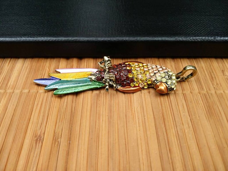 Bird Enamel Pendant DIY Bohemian Jewelry Findings Yoga Mala Necklace Beautiful Bird Lover/'s Bird Watcher/'s Charms Keychain Earrings Supply.