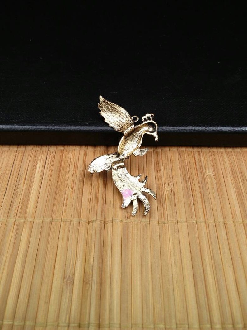 Bird Enamel Pendant DIY Bohemian Jewelry Findings Yoga Mala Necklace Beautiful Bird Lover/'s Bird Watcher/'s Charms Keychain Earrings Supply.